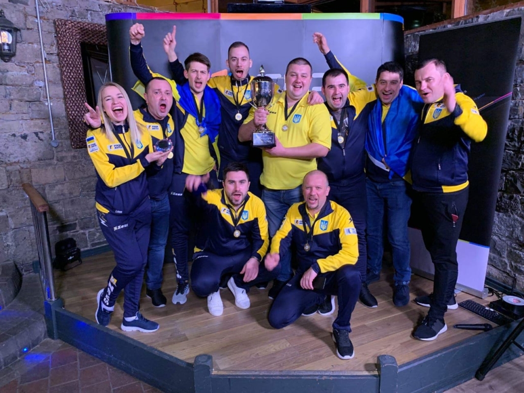 Team Ukraine winning the Match Poker Nations Cup, hosted by the IFMP
